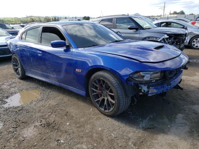 2C3CDXEJ7JH306433 - 2018 DODGE CHARGER SRT 392 BLUE photo 4