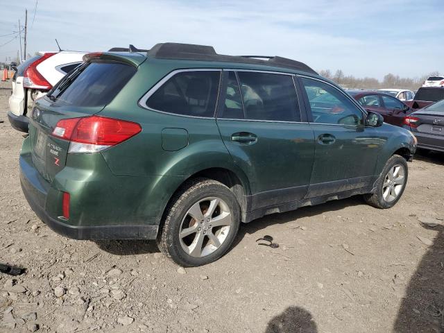 4S4BRBKC0D3275496 - 2013 SUBARU OUTBACK 2.5I LIMITED GREEN photo 3