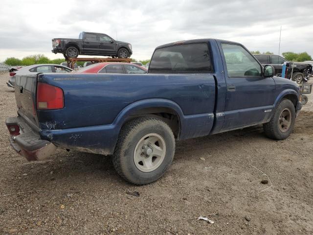 1GCCS1442XK203092 - 1999 CHEVROLET S TRUCK S10 BLUE photo 3