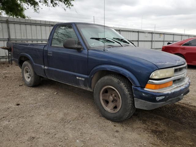 1GCCS1442XK203092 - 1999 CHEVROLET S TRUCK S10 BLUE photo 4