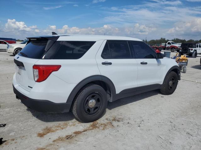 1FM5K8AB0MGA64319 - 2021 FORD EXPLORER POLICE INTERCEPTOR 白色 照片 3