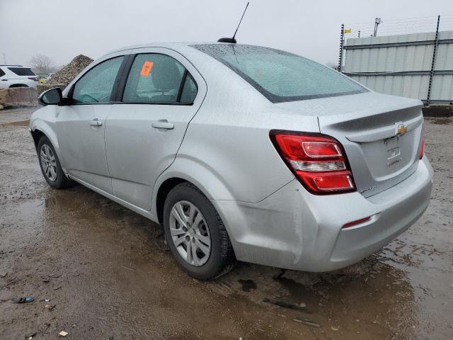 1G1JB5SH9H4113246 - 2017 CHEVROLET SONIC LS SILVER photo 2