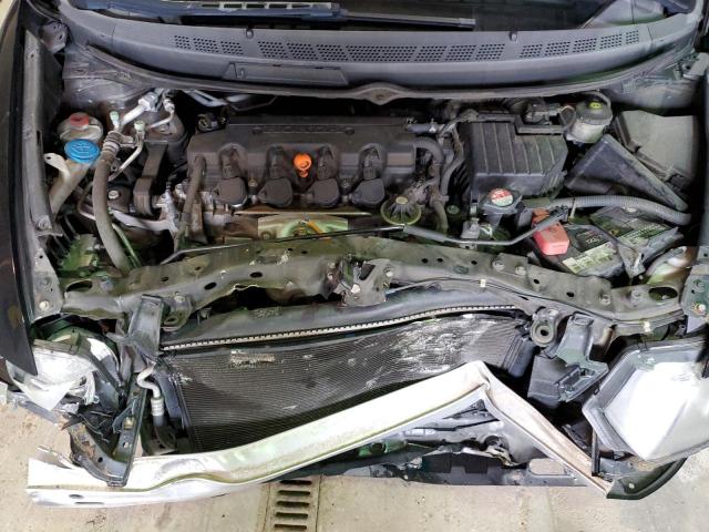 2HGFG12949H507176 - 2009 HONDA CIVIC EXL შავი ფოტო 11