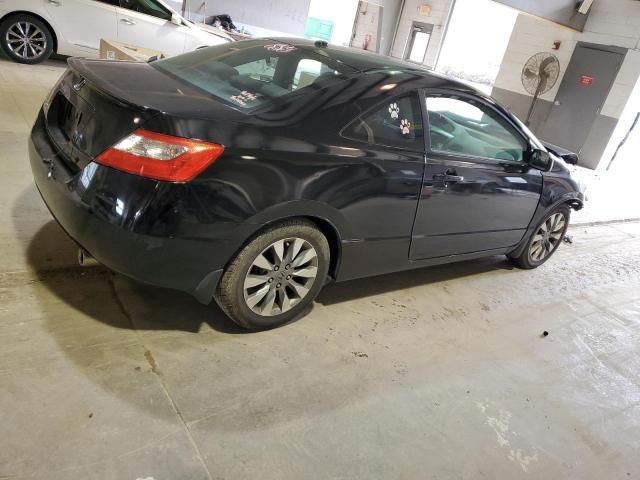 2HGFG12949H507176 - 2009 HONDA CIVIC EXL შავი ფოტო 3