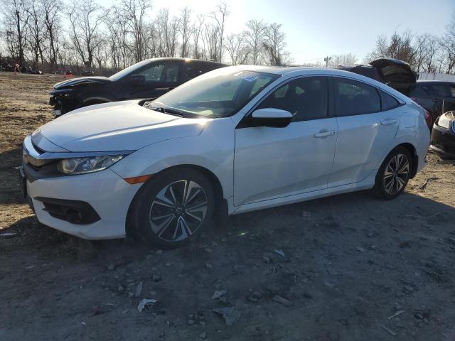 19XFC1F70JE201076 - 2018 HONDA CIVIC EXL WHITE photo 1