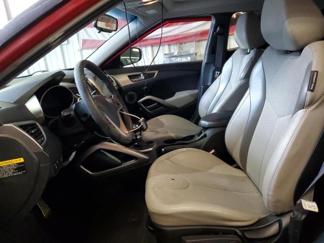 KMHTC6ADXCU068159 - 2012 HYUNDAI VELOSTER 红色 照片 7