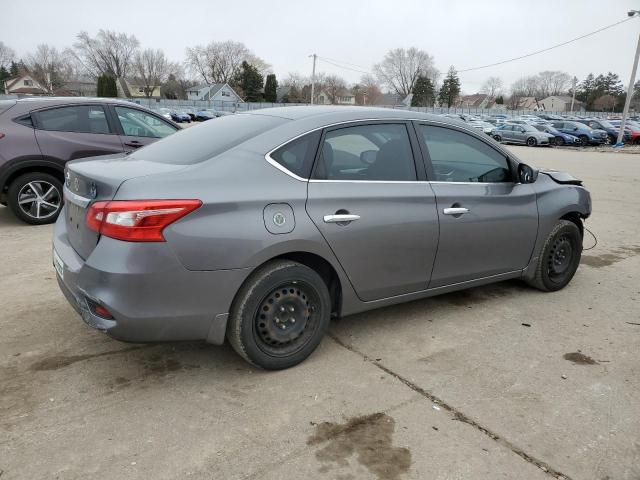 3N1AB7AP9GY307236 - 2016 NISSAN SENTRA S GRAY photo 3