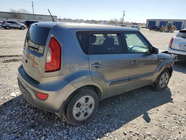 KNDJT2A59D7541823 - 2013 KIA SOUL GRAY photo 3