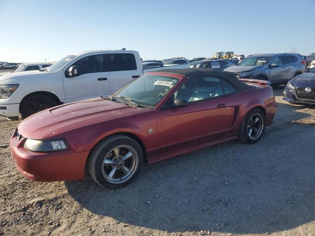 1FAFP44684F242426 - 2004 FORD MUSTANG MAROON photo 1