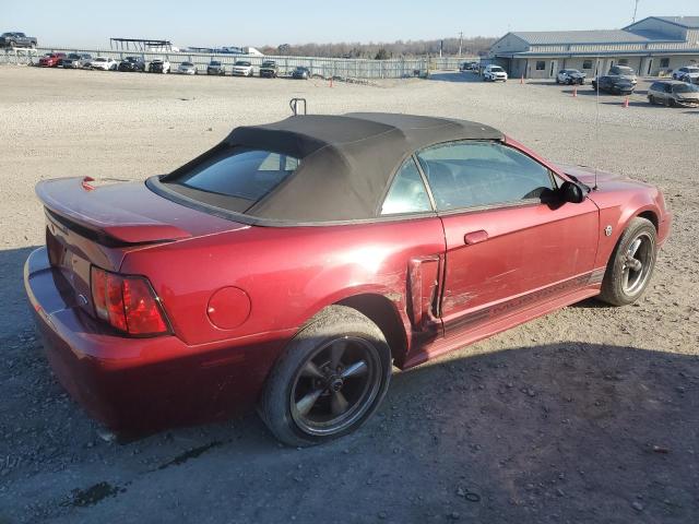 1FAFP44684F242426 - 2004 FORD MUSTANG MAROON photo 3