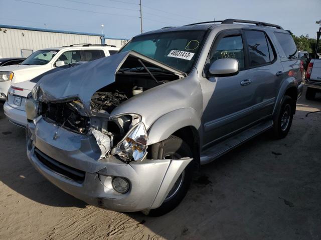 5TDZT38A06S278268 - 2006 TOYOTA SEQUOIA LIMITED SILVER photo 1