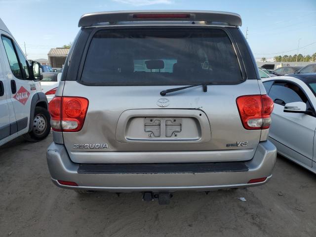 5TDZT38A06S278268 - 2006 TOYOTA SEQUOIA LIMITED SILVER photo 6