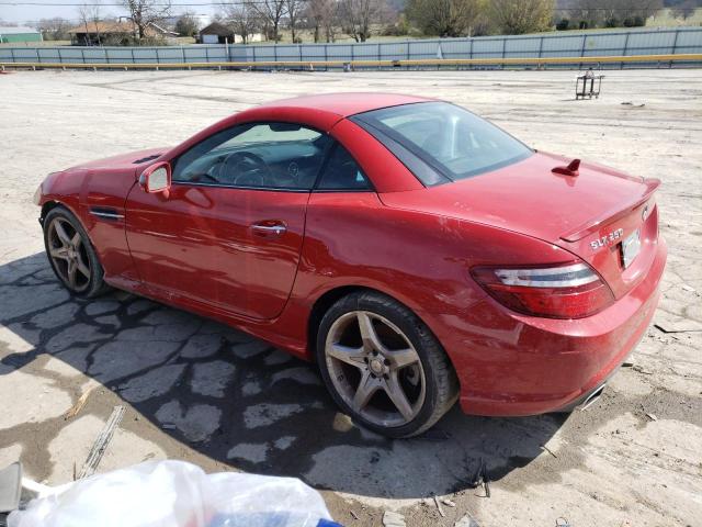 WDDPK4HA4DF049935 - 2013 MERCEDES-BENZ SLK 250 RED photo 2