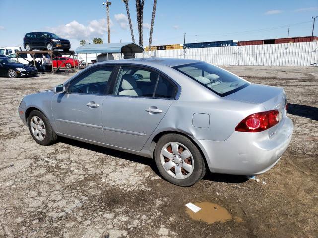 KNAGE123365041213 - 2006 KIA OPTIMA LX SILVER photo 2