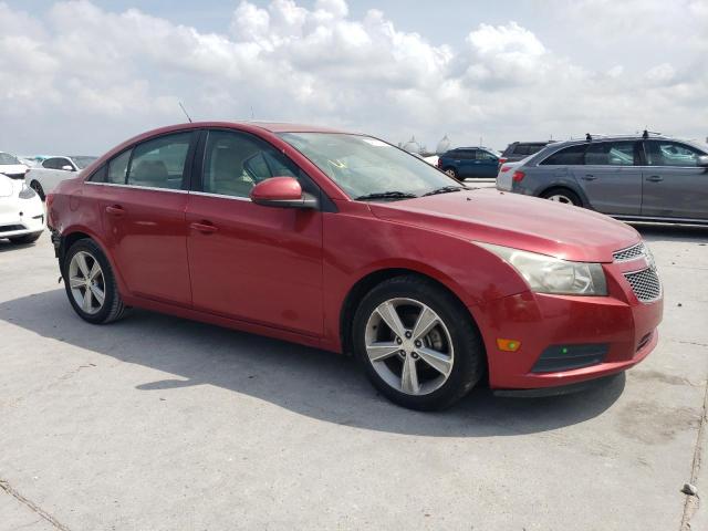 1G1PE5SB0D7147694 - 2013 CHEVROLET CRUZE LT RED photo 4