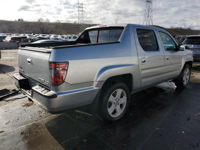 5FPYK1F55EB005734 - 2014 HONDA RIDGELINE RTL SILVER photo 3