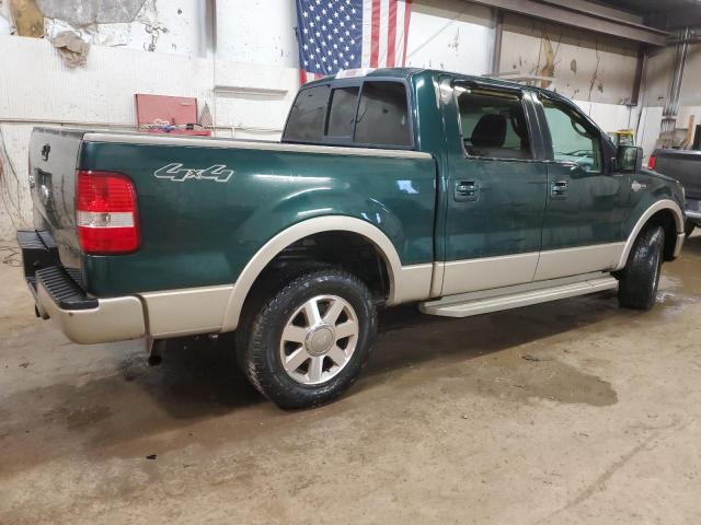 1FTPW14V07KB46678 - 2007 FORD F150 SUPERCREW GREEN photo 3