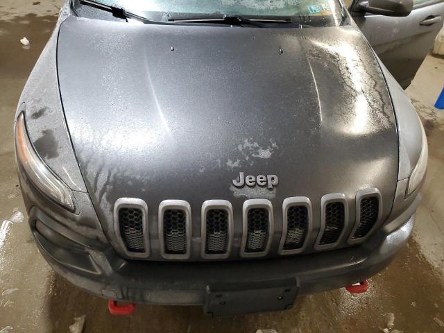 1C4PJMBS1FW527536 - 2015 JEEP CHEROKEE TRAILHAWK CHARCOAL photo 12