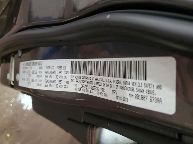 1C4PJMBS1FW527536 - 2015 JEEP CHEROKEE TRAILHAWK CHARCOAL photo 13