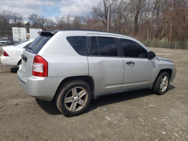 1J8FT47W87D363063 - 2007 JEEP COMPASS SILVER photo 3