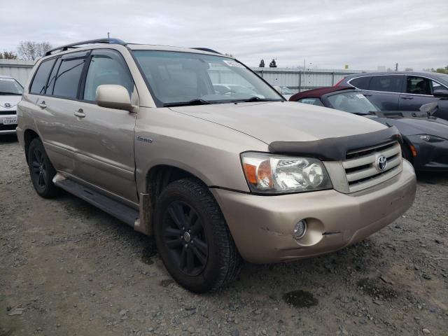 JTEEP21A340037842 - 2004 TOYOTA HIGHLANDER TAN photo 4