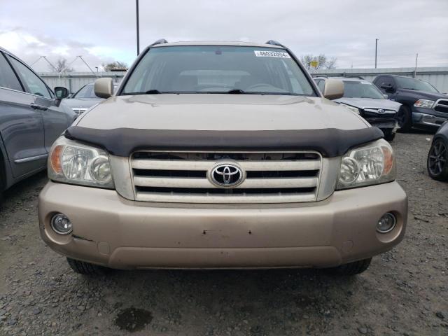 JTEEP21A340037842 - 2004 TOYOTA HIGHLANDER TAN photo 5