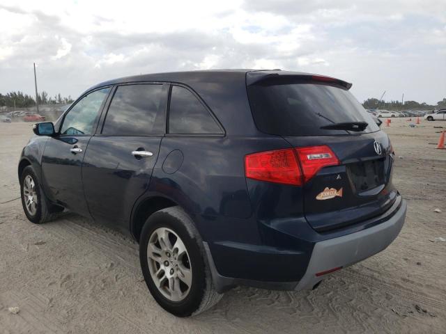 2HNYD28469H502539 - 2009 ACURA MDX TECHNOLOGY 蓝色 照片 2
