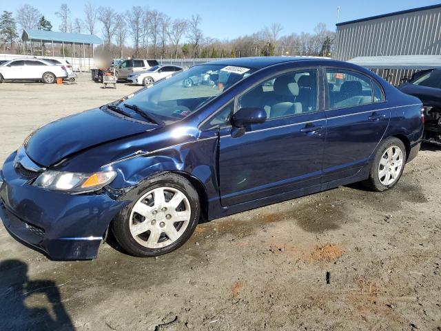 2HGFA1F53BH547781 - 2011 HONDA CIVIC LX BLUE photo 1