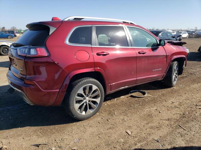 1C4PJMJX8KD402682 - 2019 JEEP CHEROKEE OVERLAND RED photo 3