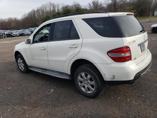 4JGBB86E37A166484 - 2007 MERCEDES-BENZ ML 350 WHITE photo 2