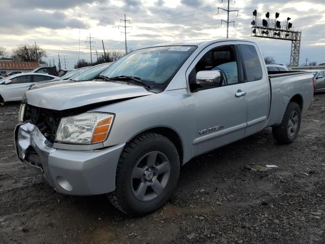 1N6AA06AX5N513779 - 2005 NISSAN TITAN XE SILVER photo 1