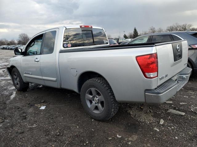 1N6AA06AX5N513779 - 2005 NISSAN TITAN XE SILVER photo 2