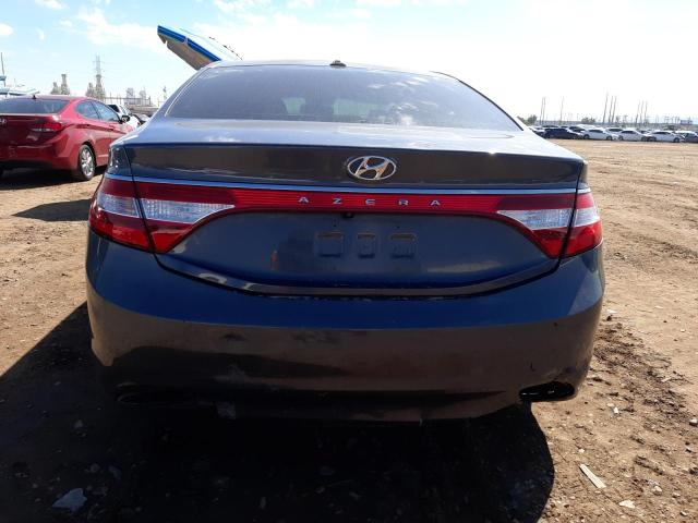 KMHFG4JG2CA185137 - 2012 HYUNDAI AZERA GLS GRAY photo 6