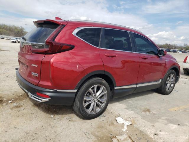 7FART6H97ME023291 - 2021 HONDA CR-V TOURING MAROON photo 3