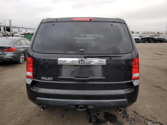 5FNYF3H2XBB008555 - 2011 HONDA PILOT LX BLACK photo 6