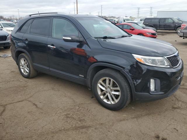 5XYKTDA73FG585307 - 2015 KIA SORENTO LX BLACK photo 4