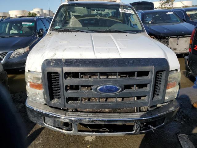 1FDNF20578EB96668 - 2008 FORD F250 SUPER DUTY WHITE photo 5