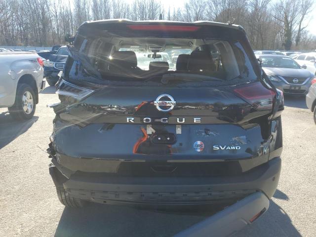 5N1AT3BBXMC671512 - 2021 NISSAN ROGUE SV BLACK photo 6