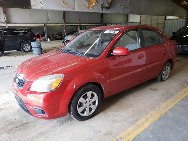 KNADH4A34A6606634 - 2010 KIA RIO LX ORANGE photo 1