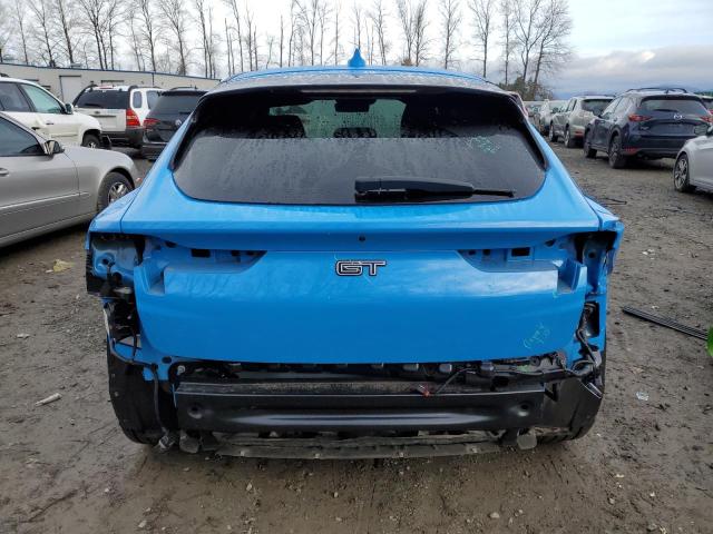 3FMTK4SE7MME01504 - 2021 FORD MUSTANG MA GT BLUE photo 6