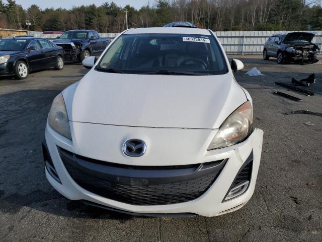 JM1BL1H53A1210237 - 2010 MAZDA 3 S WHITE photo 5