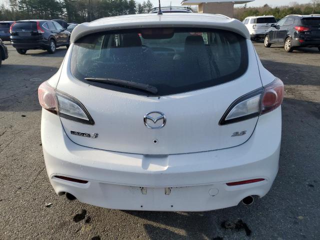 JM1BL1H53A1210237 - 2010 MAZDA 3 S WHITE photo 6