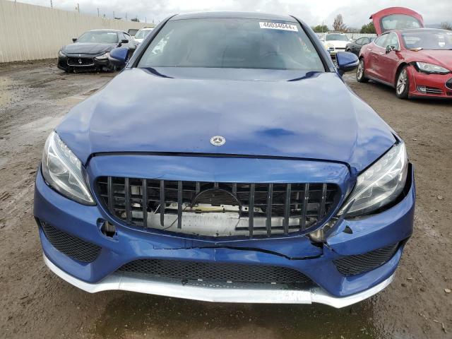 WDDWJ4KB7HF397122 - 2017 MERCEDES-BENZ C 300 4MATIC BLUE photo 5