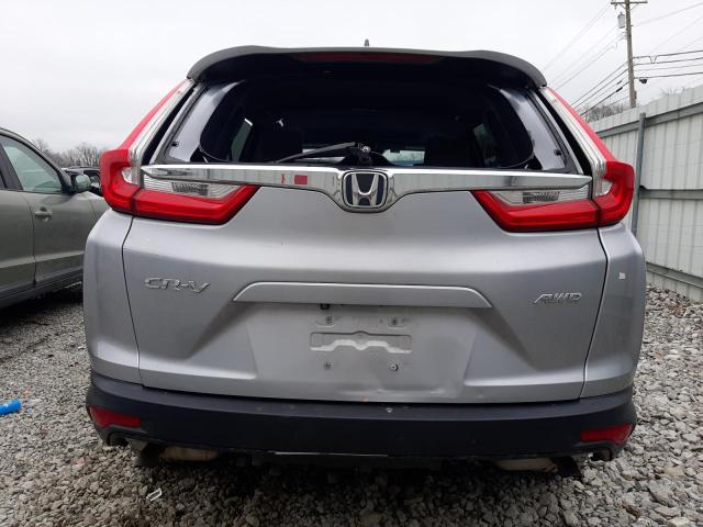 5J6RW2H59HL063216 - 2017 HONDA CR-V EX SILVER photo 6