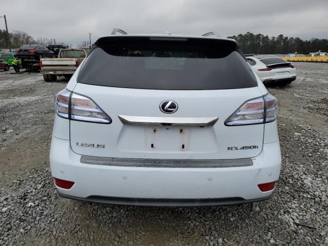 JTJBC1BA4A2014434 - 2010 LEXUS RX 450 WHITE photo 6