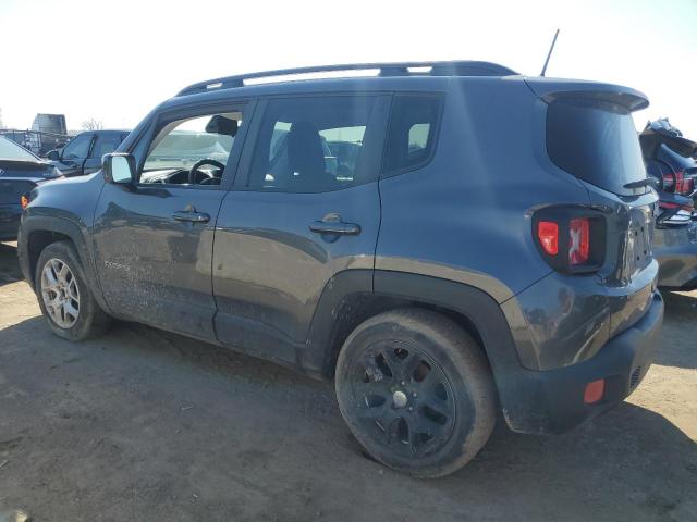 ZACCJABB9JPJ24565 - 2018 JEEP RENEGADE LATITUDE GRAY photo 2