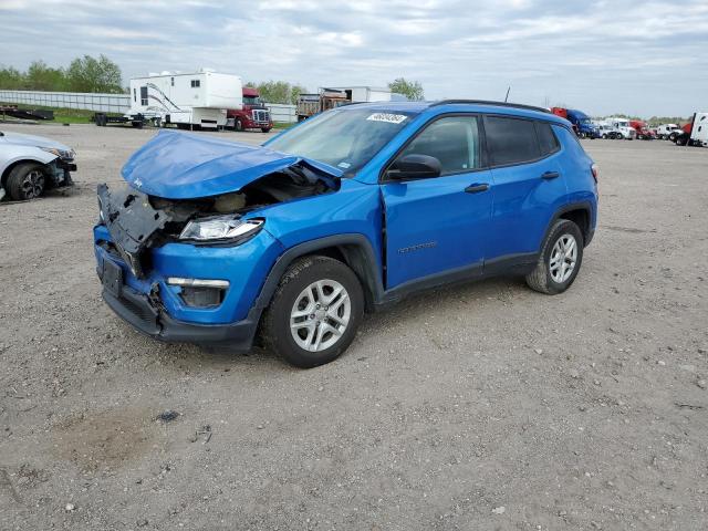 3C4NJCAB4HT668354 - 2017 JEEP COMPASS SPORT BLUE photo 1