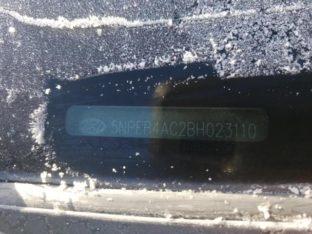 5NPEB4AC2BH023110 - 2011 HYUNDAI SONATA GLS SILVER photo 12