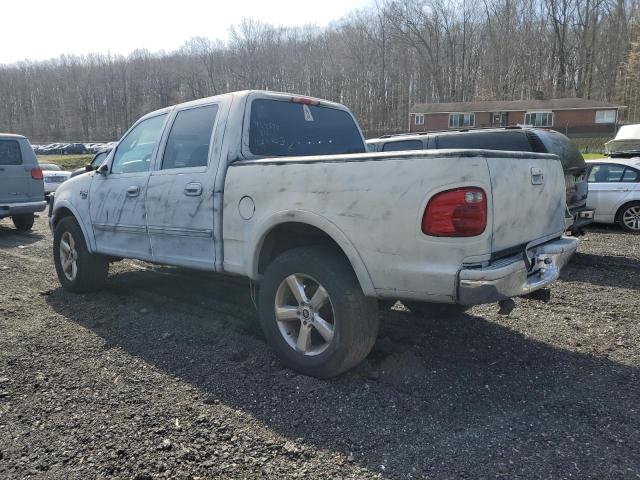 1FTRW08W01KE20989 - 2001 FORD F150 SUPERCREW GRAY photo 2