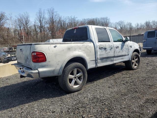 1FTRW08W01KE20989 - 2001 FORD F150 SUPERCREW GRAY photo 3